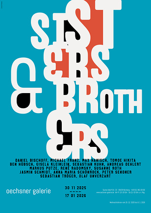 Plakat zur Ausstellung „Sisters & Brothers“
