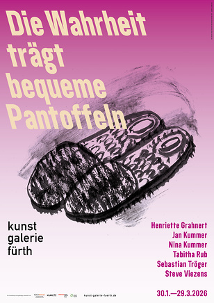 Plakat und Programmheft „Die Wahrheit trägt bequeme Pantoffeln“