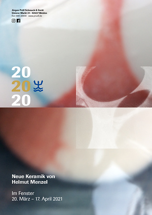 Plakat zur Ausstellung Helmut Menzel