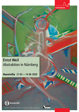 Plakat „Ernst Weil – Abstraktion in Nürnberg“