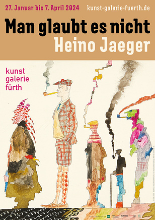 Plakat zur Ausstellung Heino Jaeger
