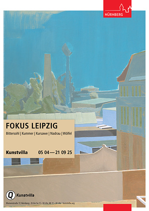Plakat zur Ausstellung „Fokus Leipzig“