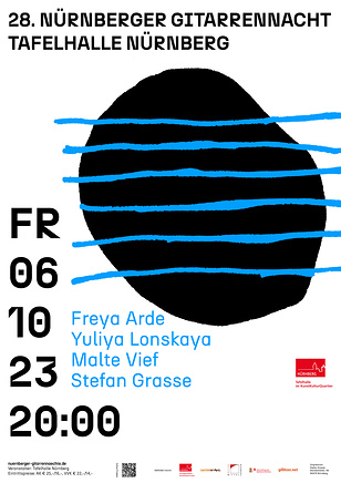 Plakat zur Gitarrennacht 2023
