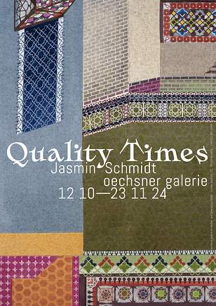 Plakat zur Ausstellung Jasmin Schmidt