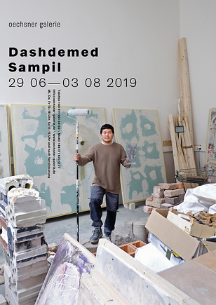 Plakat zur Ausstellung Dashdemed Sampil