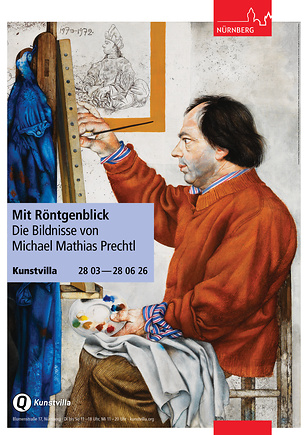 Plakat zur Ausstellung Michael Mathias Prechtl