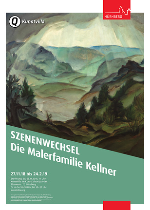 Plakat „Szenenwechsel – Die Malerfamilie Kellner“