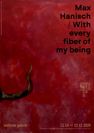 Plakat zur Ausstellung Max Hanisch