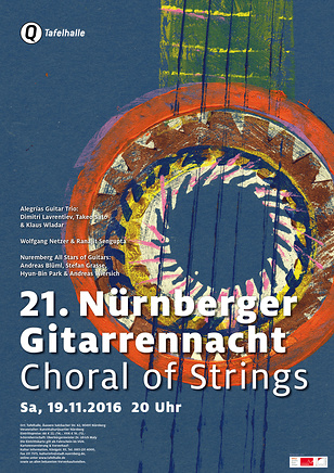 Plakat zur Gitarrennacht 2016