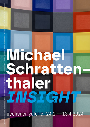 Plakat zur Ausstellung Michael Schrattenthaler