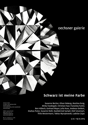Plakat „Schwarz ist meine Farbe“