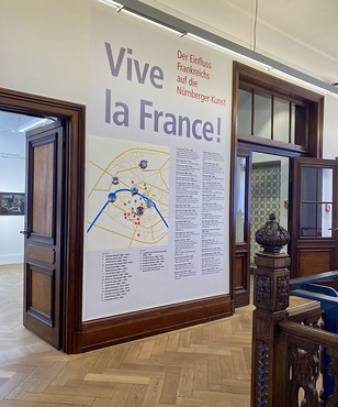 „Vive la France!“ – Ausstellungsgrafik