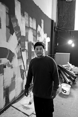 Fotoshooting im Atelier von Dashdemed Sampil