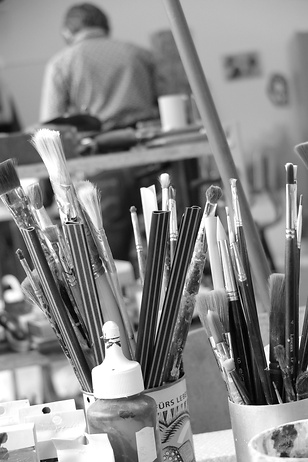 Fotoshooting: Atelierbesuch bei Gisela Kleinlein